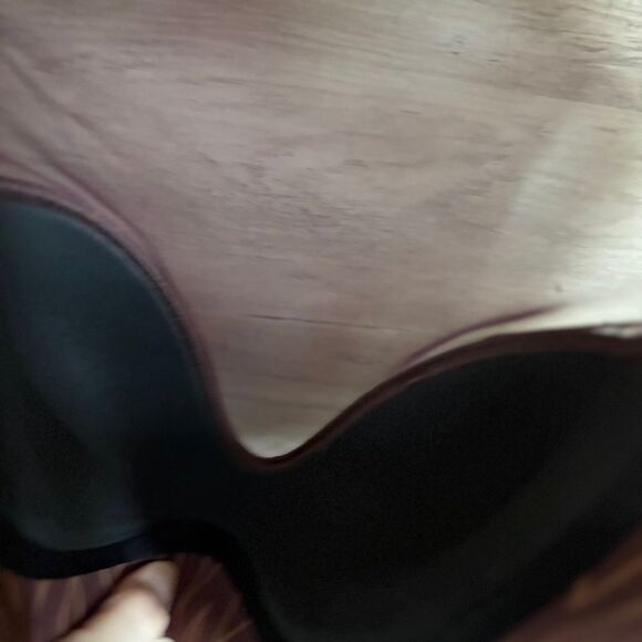 Adidas Ivy Park Monogram Brown Athletic Crop Top Mesh Long Sleeves Women's S - Picture 11 of 13